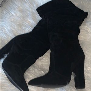 cute black heel boots!